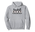 Checkered Baseball Mama Baseball Hoodie - Minimalist Print Men Women - T-Shirt, Sweatshirt, Hoodie