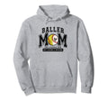 Loud Proud Baller Mom Baseball Hoodie - Casual Everyday Wear Men Women - T-Shirt, Sweatshirt, Hoodie