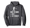 How To Bunt Dont Hit Dinger Funny Hoodie - Minimalist Print Men Women - T-Shirt, Sweatshirt, Hoodie