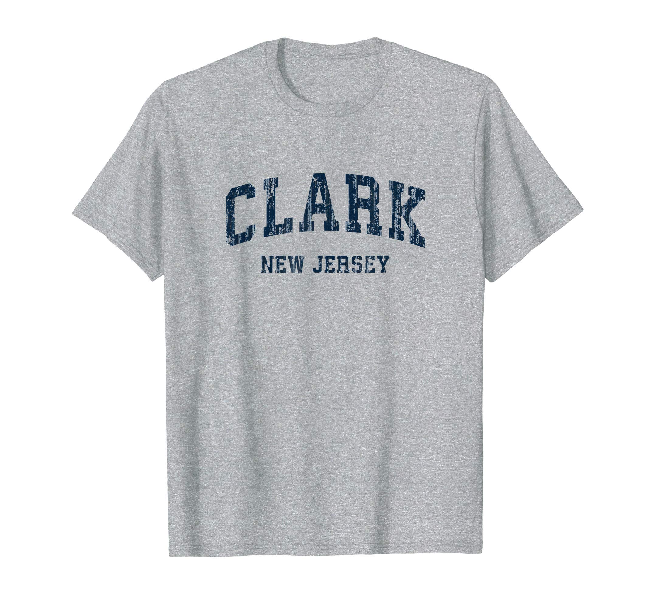 Clark New Jersey Nj Varsity Sports T-Shirt - Minimalist Print Men Women - T-Shirt, Sweatshirt, Hoodie