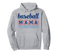 Baseball Mama Mom Leopard Mothers Day Hoodie - Novelty Apparel for Adults - T-Shirt, Sweatshirt, Hoodie
