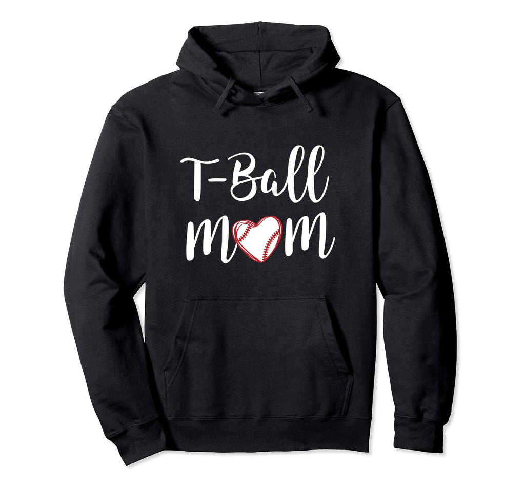 Tball Mom Teeball Baseball T Ball Mom Hoodie - Graphic Print Unisex - T-Shirt, Sweatshirt, Hoodie