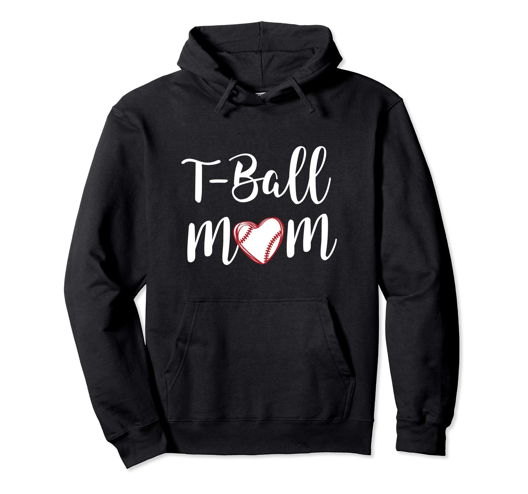 Tball Mom Teeball Baseball T Ball Mom Hoodie - Graphic Print Unisex - T-Shirt, Sweatshirt, Hoodie