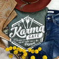 Karma Cafe Military Green Everyday - Adult & Kids T-Shirts, Sweatshirts & Hoodies apparel design preview 1