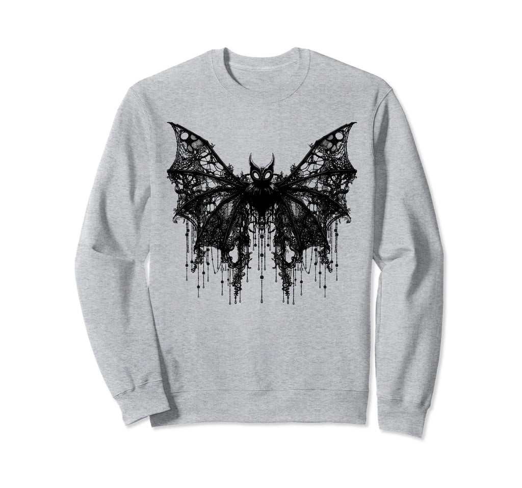 Bat Coquette Bow Halloween Bow Sweatshirt - Fun Novelty Design Unisex - T-Shirt, Sweatshirt, Hoodie