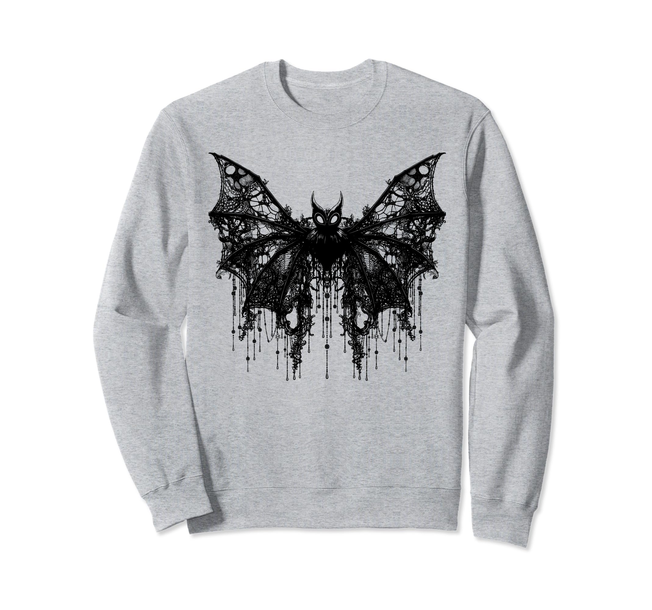 Bat Coquette Bow Halloween Bow Sweatshirt - Streetwear Style Men Women - T-Shirt, Sweatshirt, Hoodie