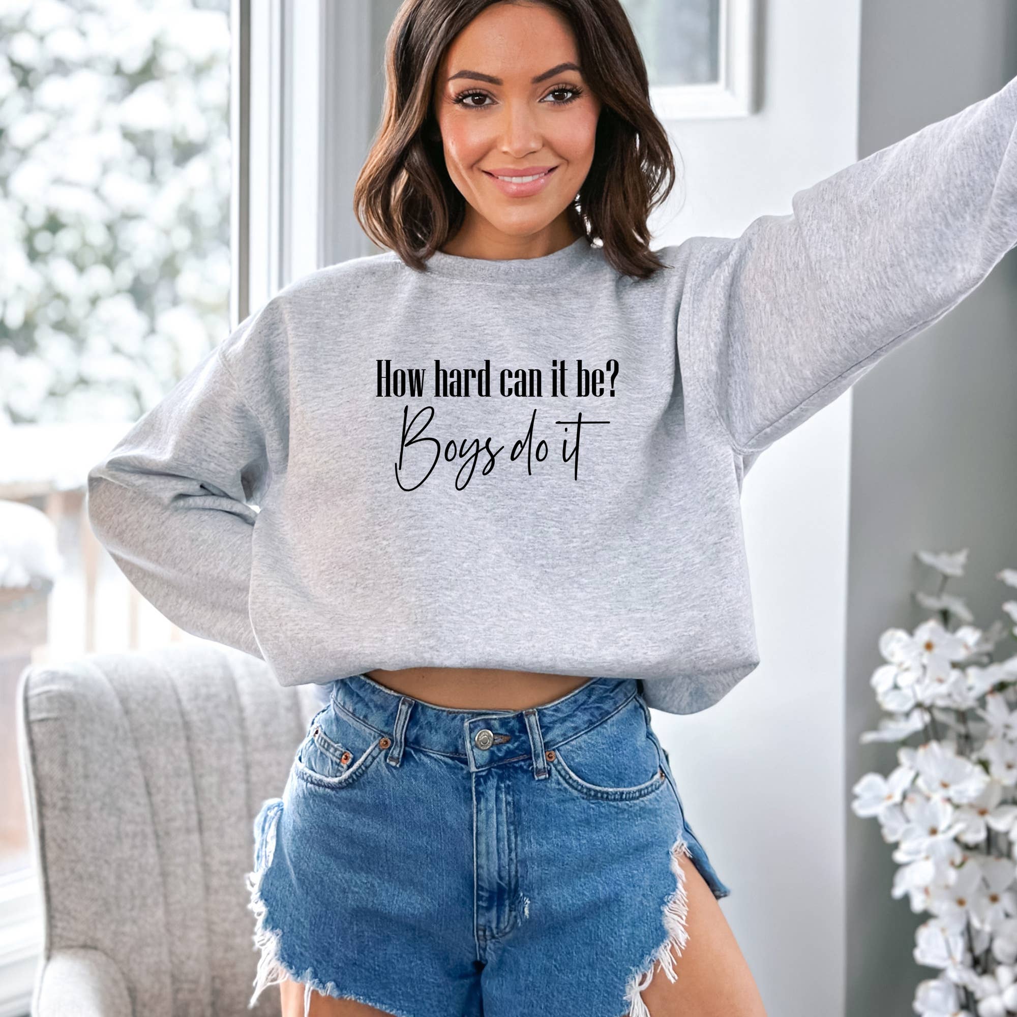How Hard Can It Be? Boys Do Meme Tiktok - Adult & Kids T-Shirts, Sweatshirts & Hoodies apparel design preview 1