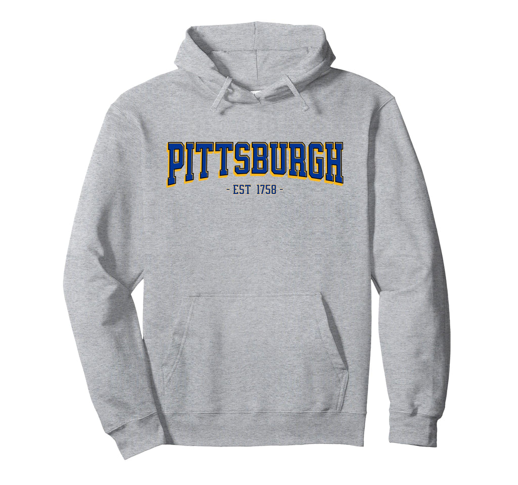 Pittsburgh Varsity Pittsburg Hoodie - Aesthetic Graphic Unisex - T-Shirt, Sweatshirt, Hoodie