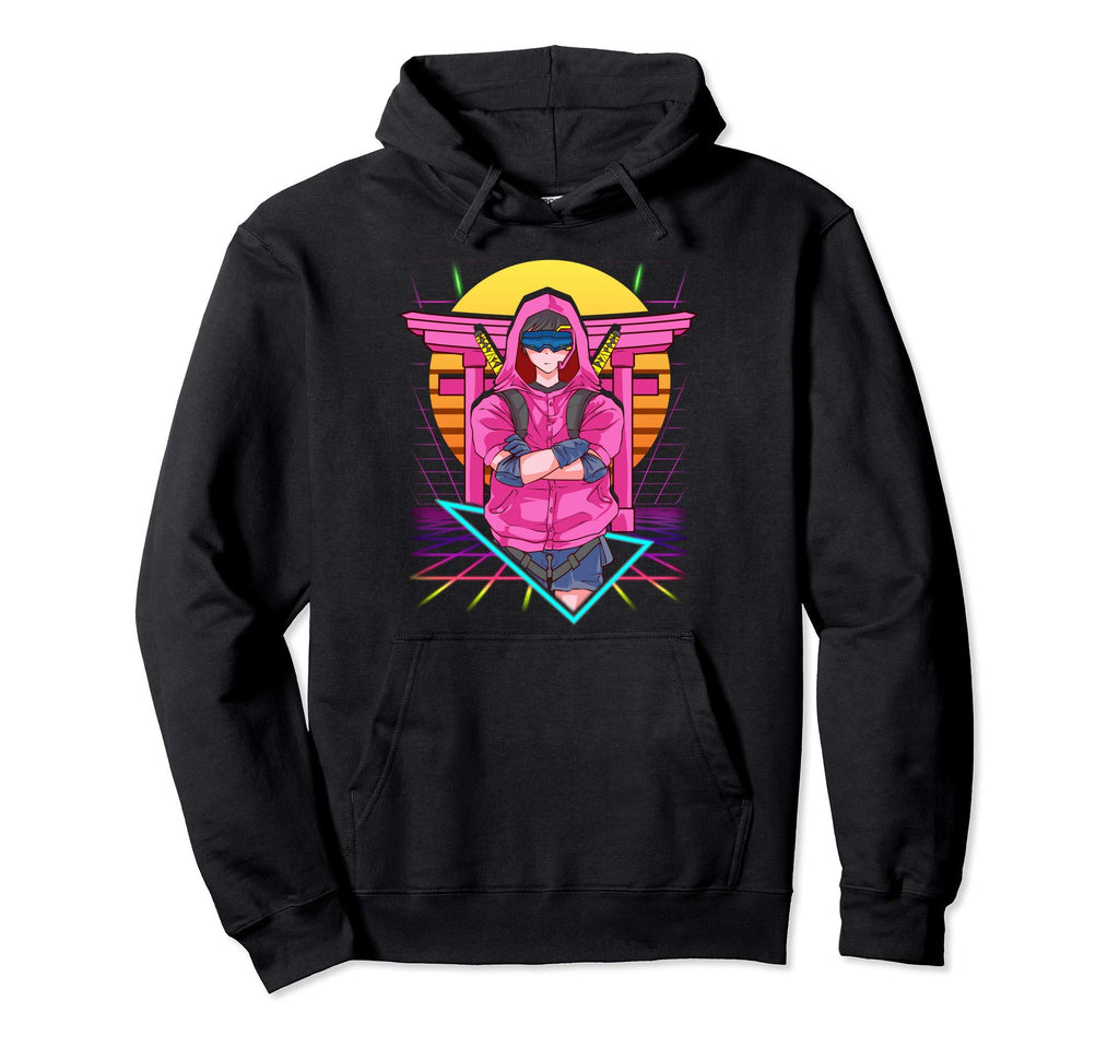 Aesthetic Vaporwave Anime Kawaii Hoodie - Casual Everyday Wear Men Women - T-Shirt, Sweatshirt, Hoodie