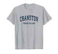 Cranston Rhode Island Ri Varsity T-Shirt - Fun Novelty Design for Adults - T-Shirt, Sweatshirt, Hoodie