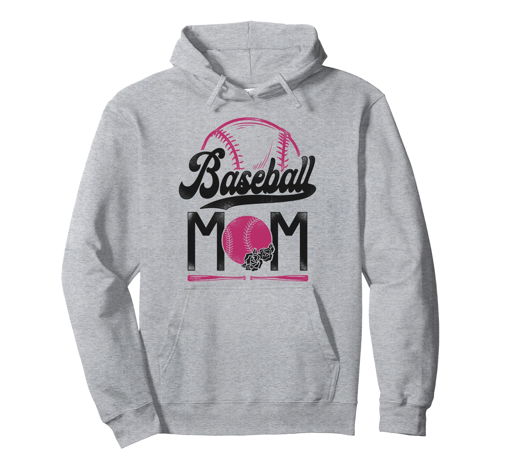 Baseball Fan Mom Mother Baseball Mom Hoodie - Streetwear Style for Adults - T-Shirt, Sweatshirt, Hoodie