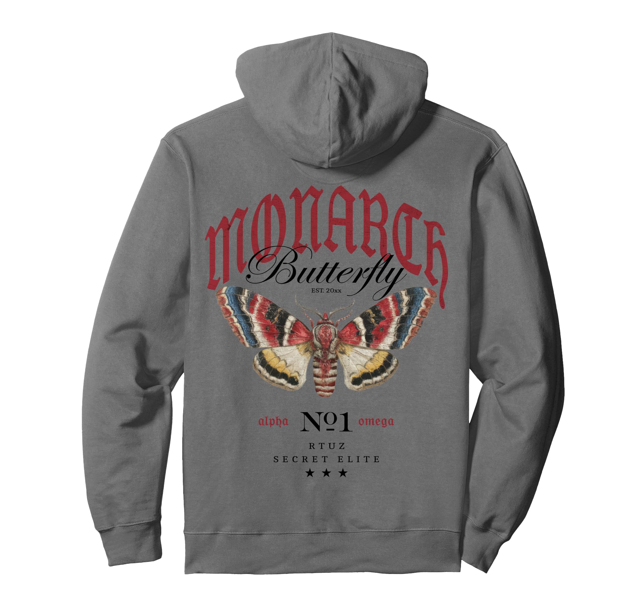 Y2K Back Streetwear Butterfly Hoodie - Novelty Apparel for Adults - T-Shirt, Sweatshirt, Hoodie
