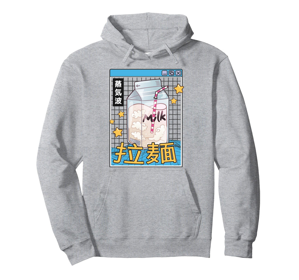 Milk Carton Digital Japan 80S Otaku Hoodie - Streetwear Style for Adults - T-Shirt, Sweatshirt, Hoodie