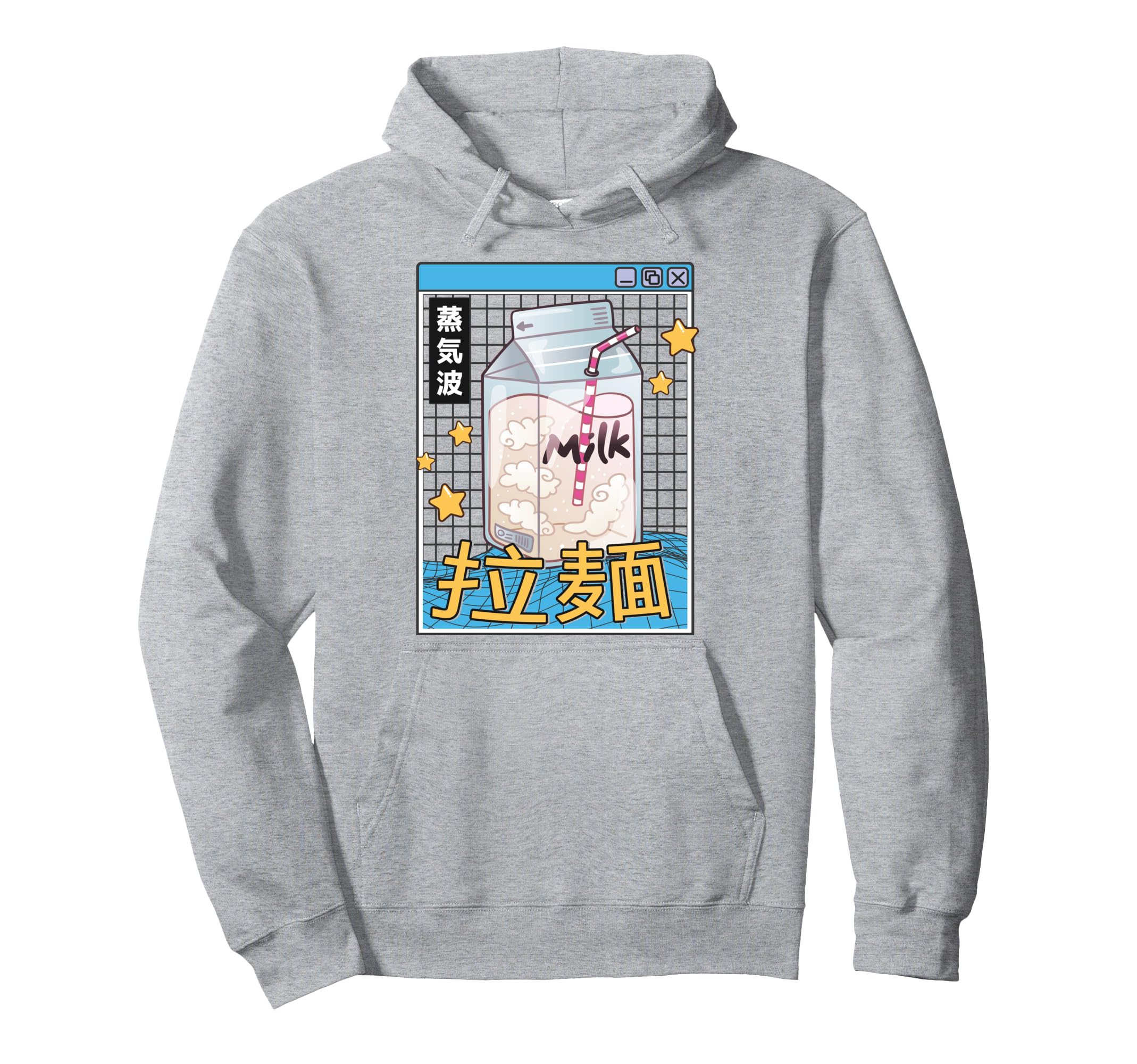 Milk Carton Digital Japan 80S Otaku Hoodie - Streetwear Style for Adults - T-Shirt, Sweatshirt, Hoodie