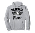 Womens Custom Baseball Mom Number 21 Hoodie - Minimalist Print Men Women - T-Shirt, Sweatshirt, Hoodie