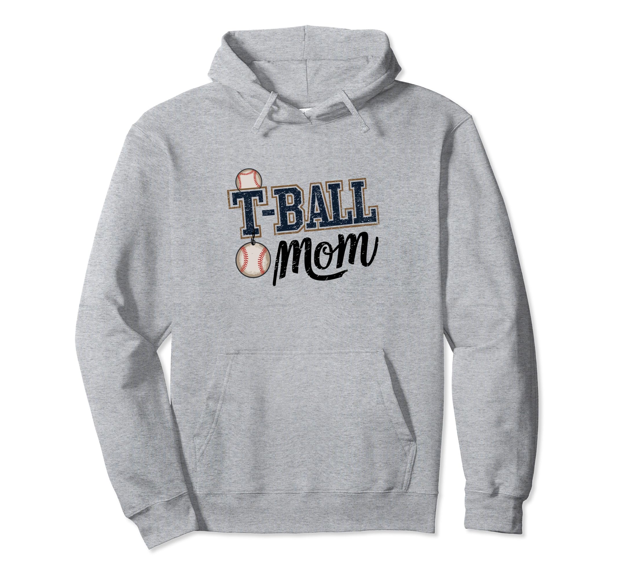 T Ball Mama Baseball Tball Mom Hoodie - Casual Everyday Wear for Adults - T-Shirt, Sweatshirt, Hoodie