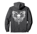 Emo Y2K Grunge Aesthetic Skull Cross Goth Hoodie - Trendy Graphic Unisex - T-Shirt, Sweatshirt, Hoodie