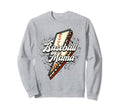 American Baseball Game Fan Baseball Sweatshirt - Aesthetic Graphic Unisex - T-Shirt, Sweatshirt, Hoodie