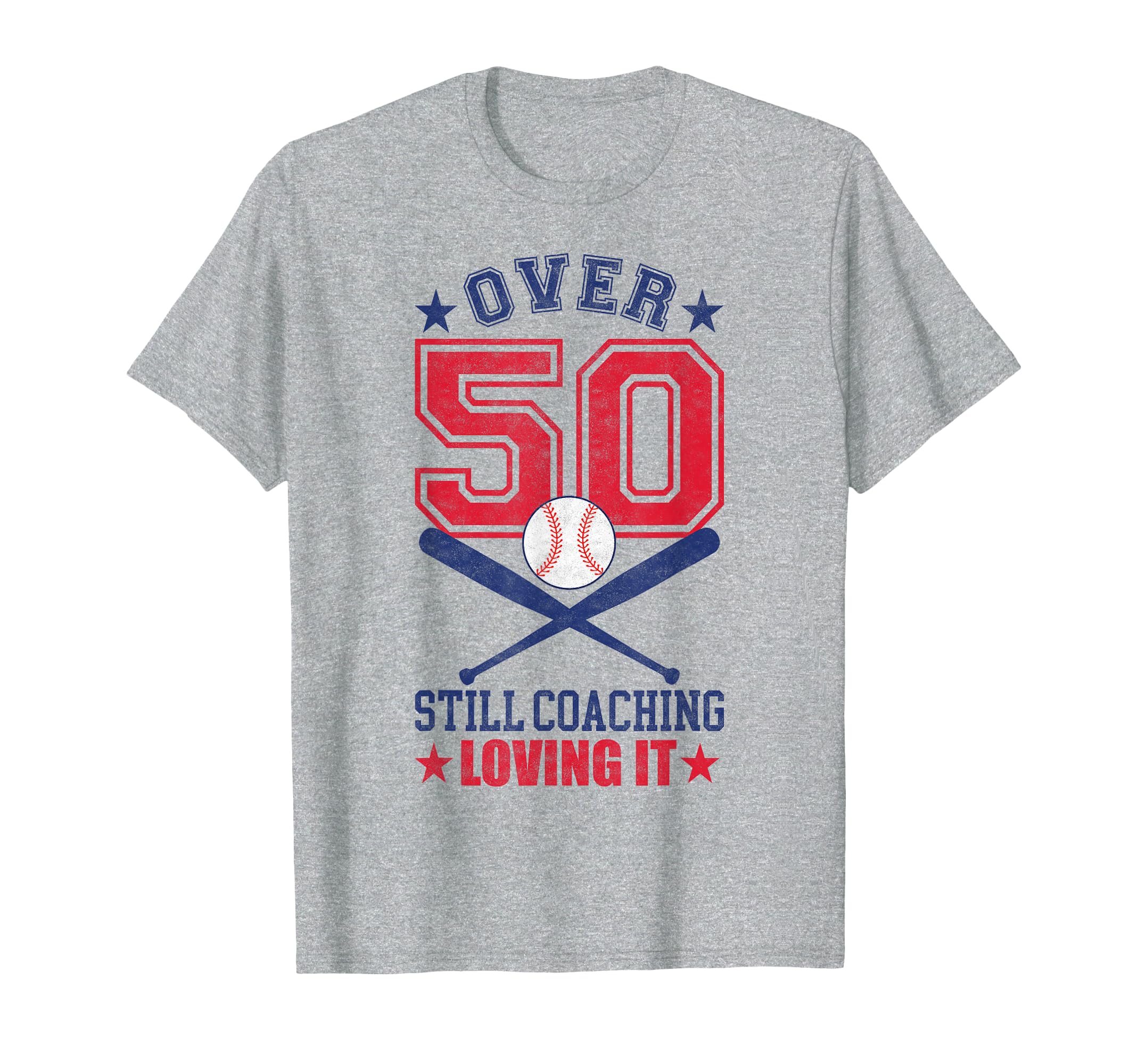 Mens Baseball Coach 50 Year Old T-Shirt - Casual Everyday Wear for Adults - T-Shirt, Sweatshirt, Hoodie