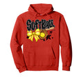 Softball Coquette Bow Game Day Softball Hoodie - Minimalist Print Unisex - T-Shirt, Sweatshirt, Hoodie