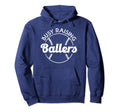 Baseball Dad Busy Raising Ballers Mom Hoodie - Aesthetic Graphic Unisex - T-Shirt, Sweatshirt, Hoodie