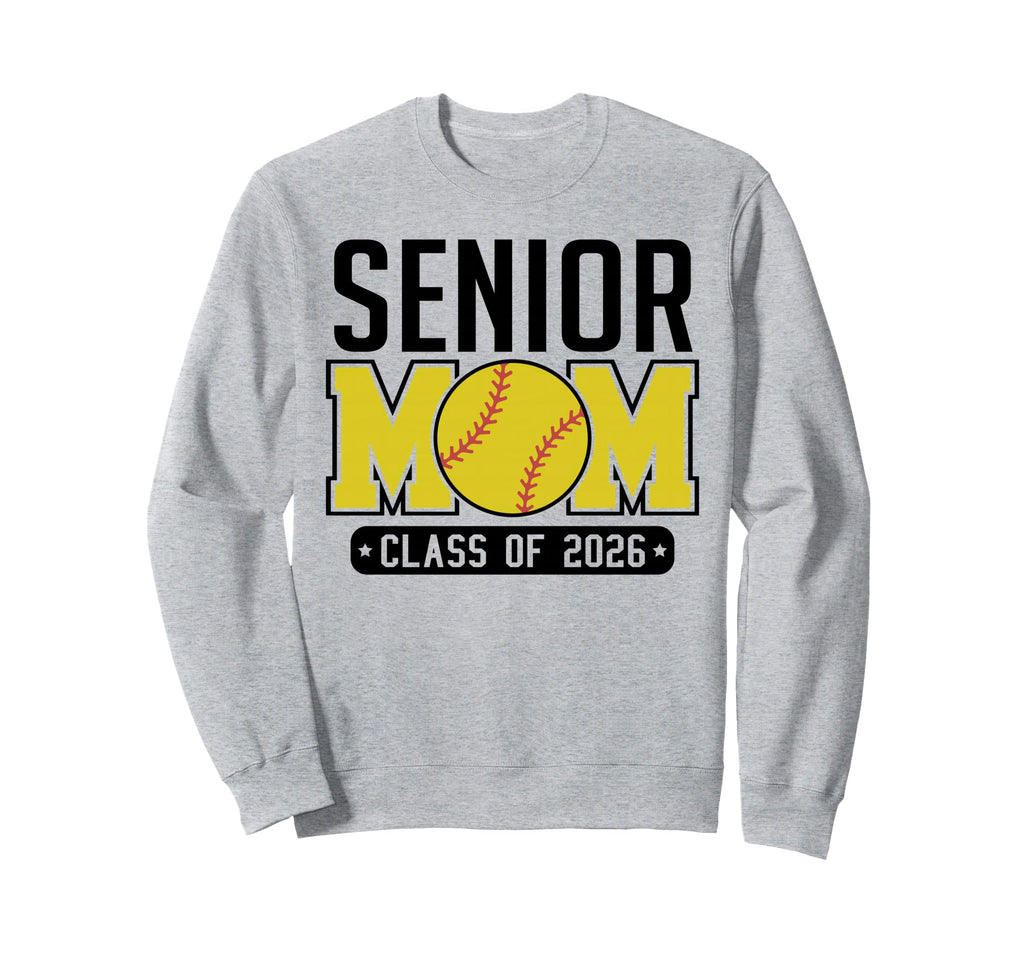 Senior Mom Class 2026 Baseball Mom Sweatshirt - Custom Art Print Unisex - T-Shirt, Sweatshirt, Hoodie