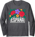 Vintage España Flowers Merch - Adult & Kids T-Shirts, Sweatshirts & Hoodies apparel design preview 1