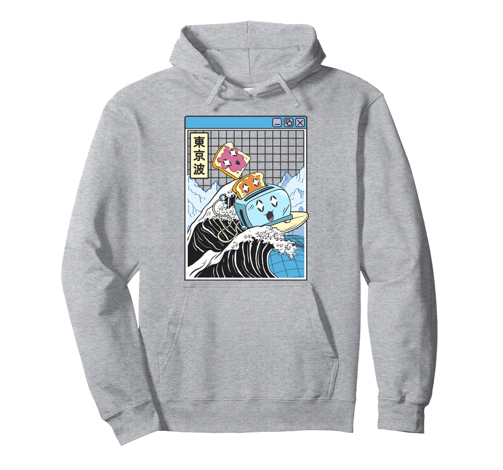 Happy Toaster Jelly Peanut Butter Hoodie - Fun Novelty Design for Adults - T-Shirt, Sweatshirt, Hoodie