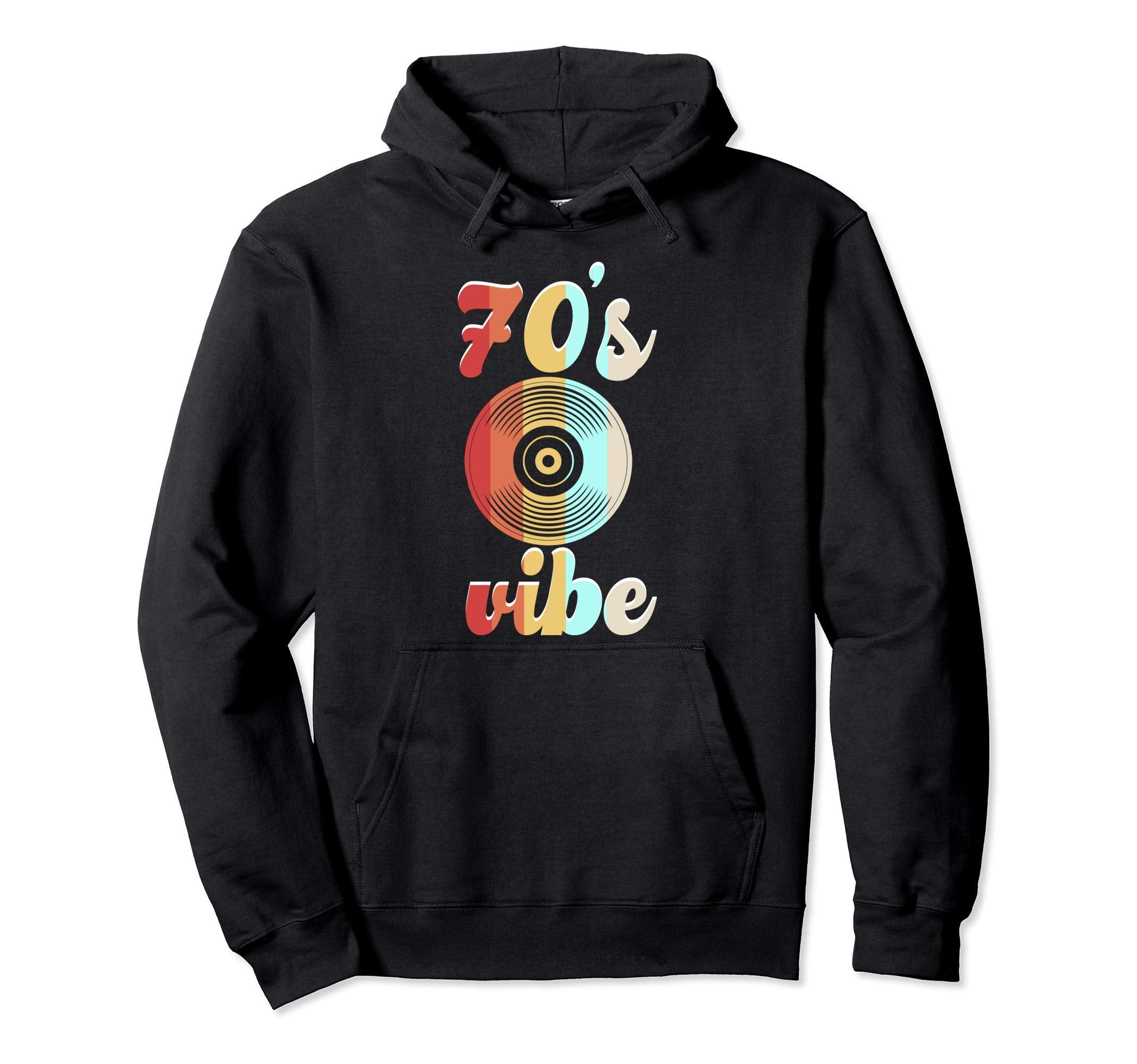70S Vibe Seventies Child Vinyl Record Hoodie - Novelty Apparel for Adults - T-Shirt, Sweatshirt, Hoodie