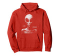 Alien Ufo Extraterrestrial 90S Hoodie - Aesthetic Graphic Men Women - T-Shirt, Sweatshirt, Hoodie