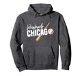 Wrigleyville Chicago Baseball American Hoodie - Unique Graphic for Adults - T-Shirt, Sweatshirt, Hoodie