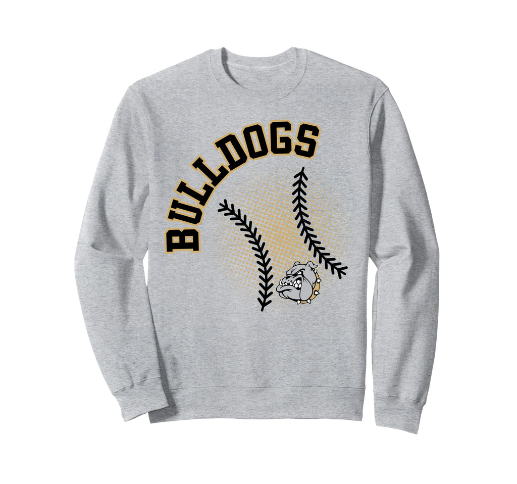 Bulldogs Baseball Gold Sweatshirt - Casual Everyday Wear for Adults - T-Shirt, Sweatshirt, Hoodie