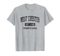 West Chester Pennsylvania Pa Sports Black T-Shirt - Trendy Graphic Unisex - T-Shirt, Sweatshirt, Hoodie