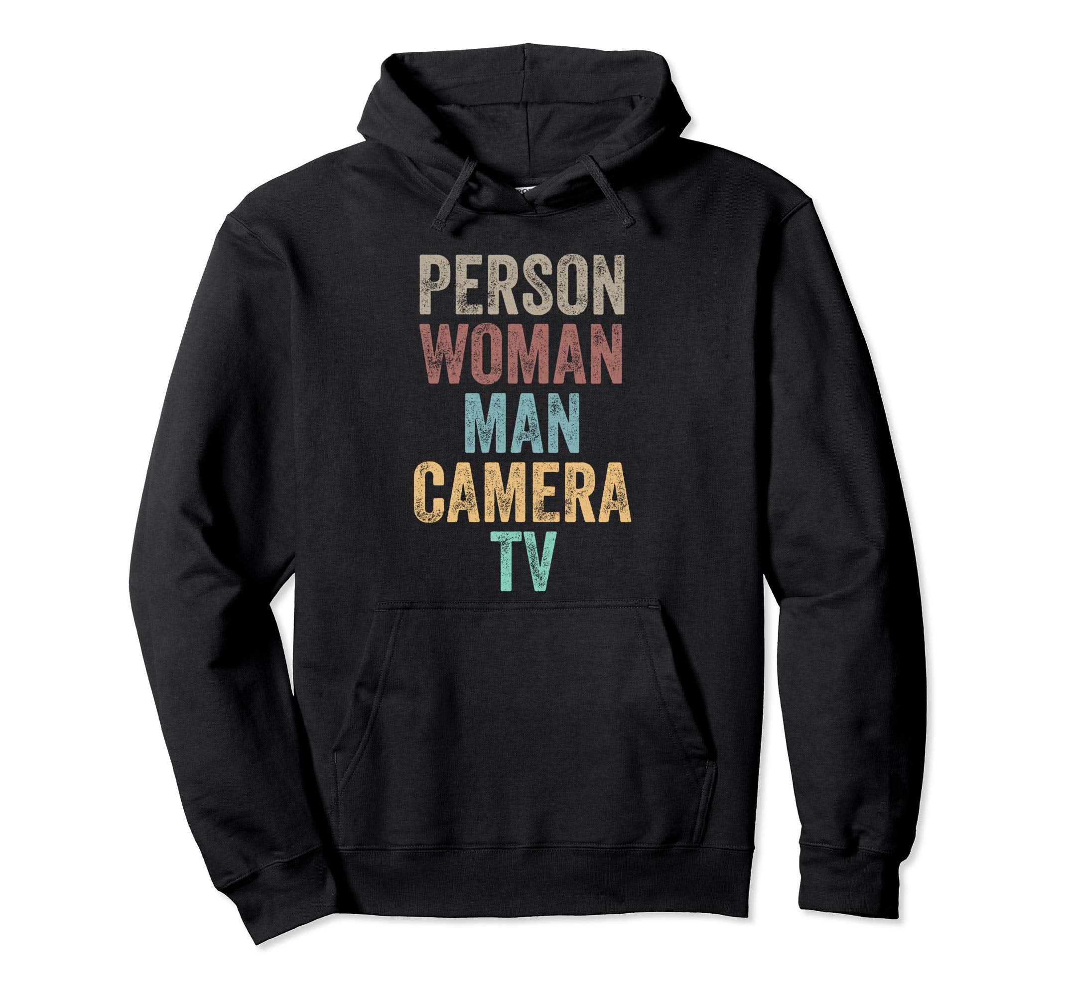 Person Camera Tv Hoodie - Minimalist Print for Adults - T-Shirt, Sweatshirt, Hoodie