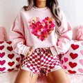 Brushstrokes Heart Valentine's Day - Adult & Kids T-Shirts, Sweatshirts & Hoodies apparel design preview 1