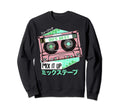 Mixtape 80S Japanese Otaku Cassette Sweatshirt - Graphic Print for Adults - T-Shirt, Sweatshirt, Hoodie