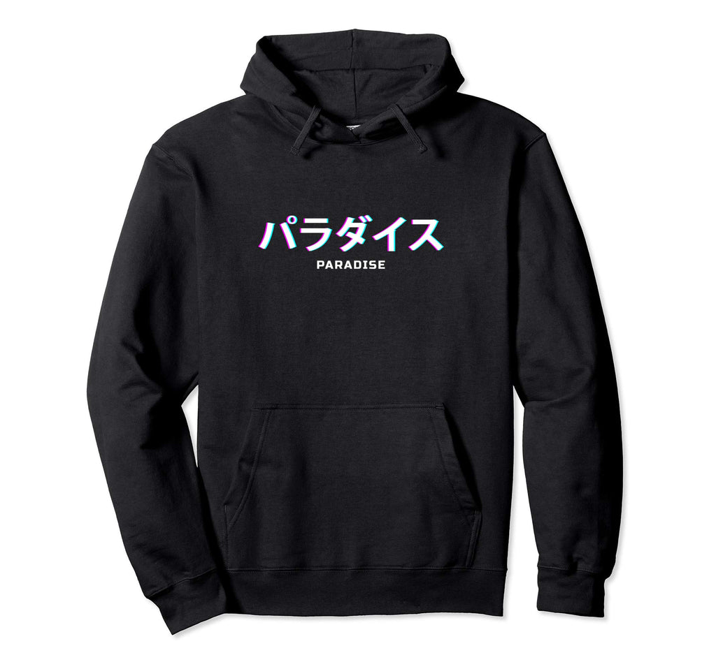 Paradise Vaporwave Aesthetic Japanese Hoodie - Streetwear Style Men Women - T-Shirt, Sweatshirt, Hoodie