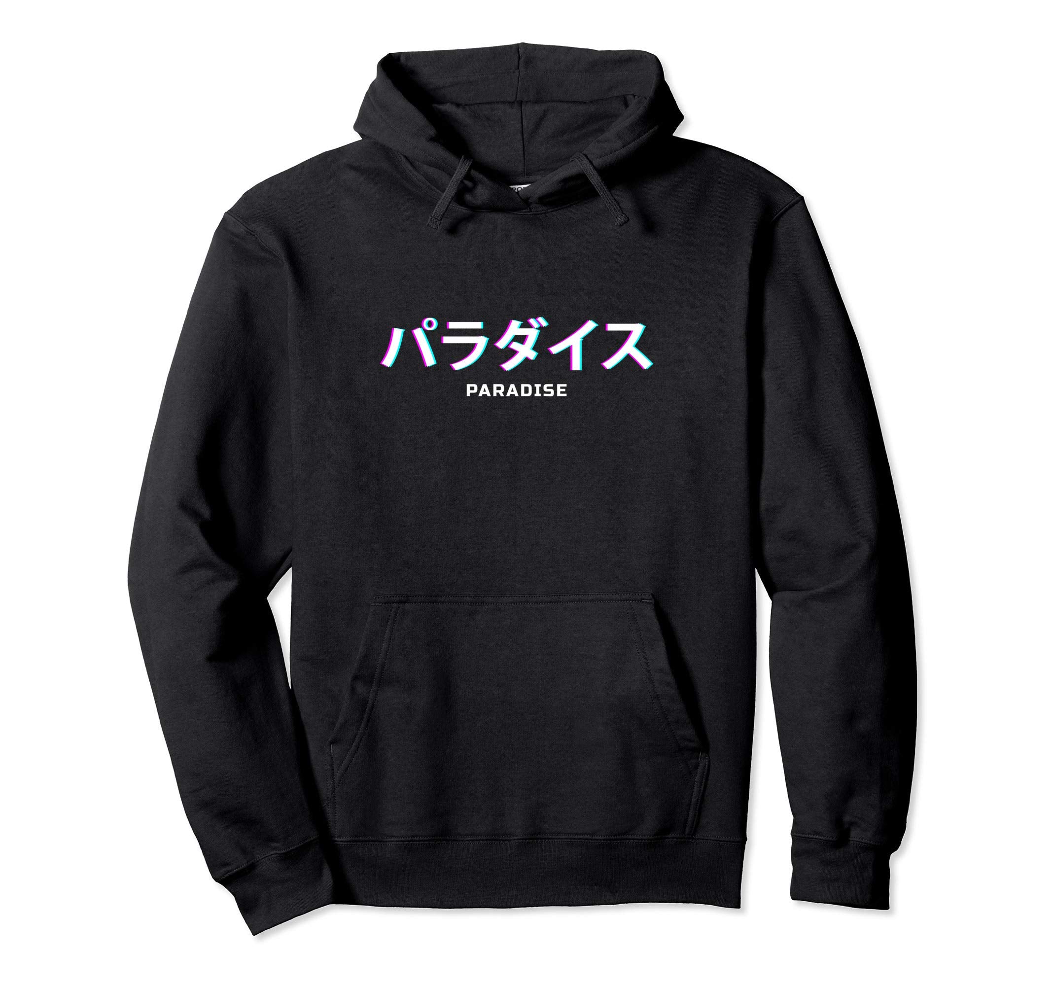 Paradise Vaporwave Aesthetic Japanese Hoodie - Streetwear Style Men Women - T-Shirt, Sweatshirt, Hoodie
