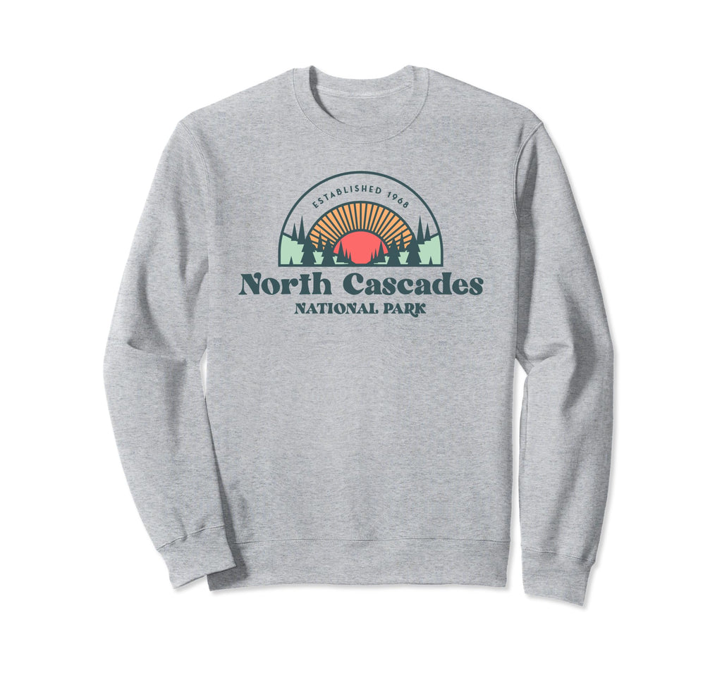 Family Vacation North Cascades Sweatshirt - Fun Novelty Design Men Women - T-Shirt, Sweatshirt, Hoodie