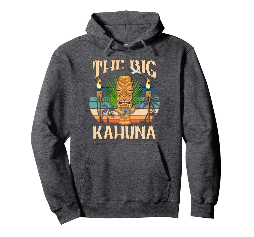 Tiki Music Ukulele Big Kahuna Tropical Hoodie - Custom Art Print Unisex - T-Shirt, Sweatshirt, Hoodie