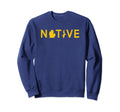 Michigan Native Distressed Sweatshirt - Custom Art Print Men Women - T-Shirt, Sweatshirt, Hoodie