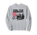 Route 66 Feel Freedom Sweatshirt - Minimalist Print Men Women - T-Shirt, Sweatshirt, Hoodie