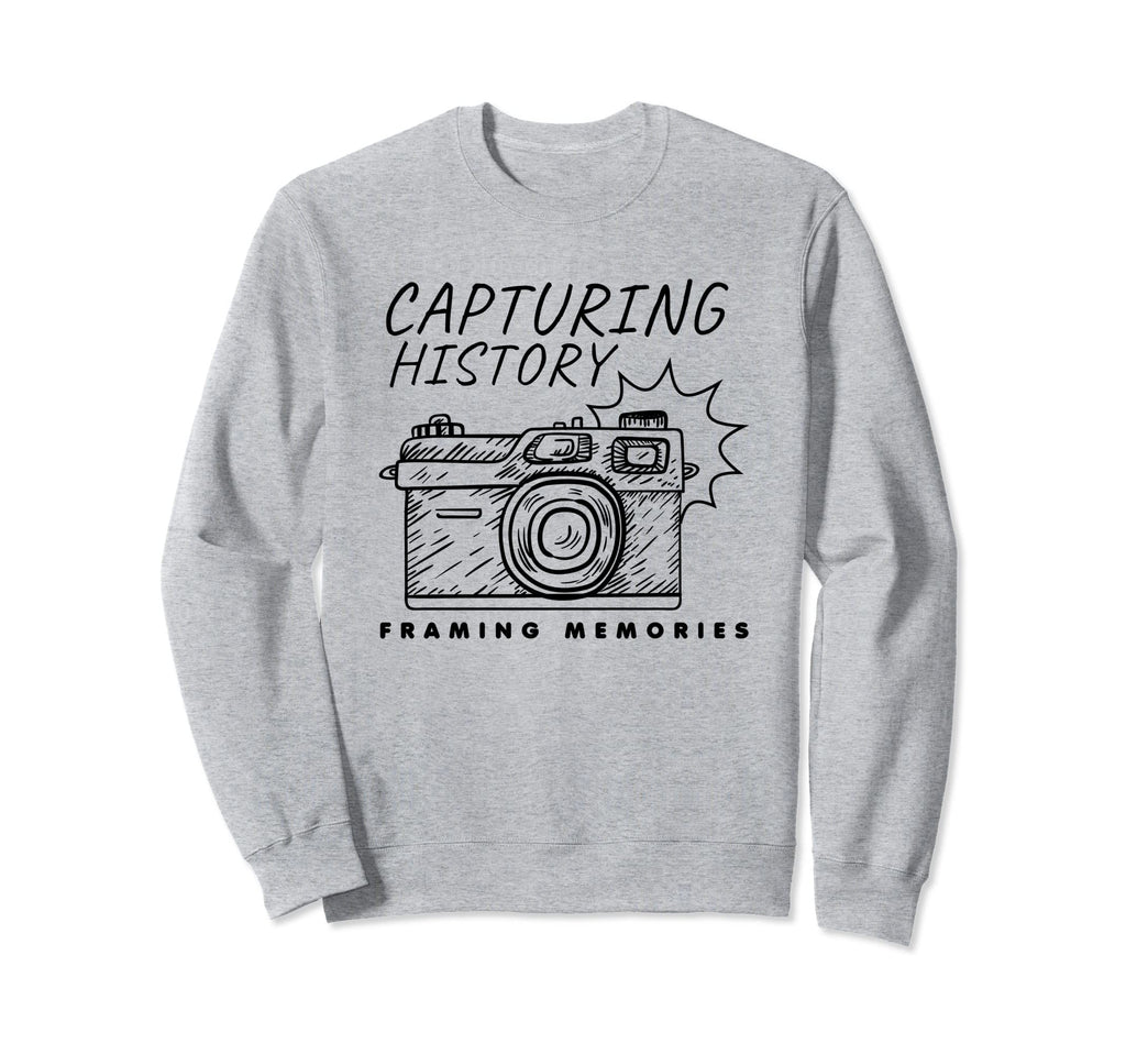 Capturing History Framing Memories Sweatshirt - Streetwear Style Unisex - T-Shirt, Sweatshirt, Hoodie