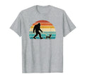 Funny Bigfoot Walking Chiweenie Sunset T-Shirt - Trendy Graphic Men Women - T-Shirt, Sweatshirt, Hoodie