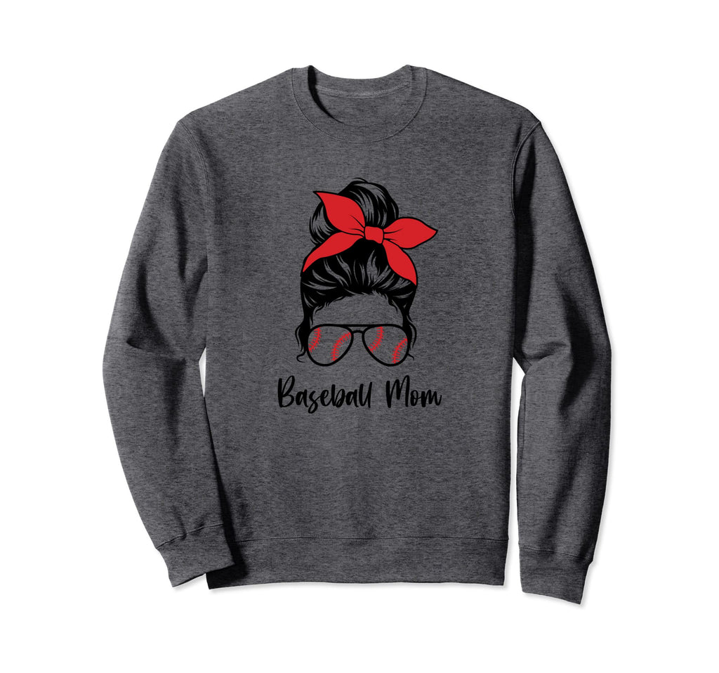 Baseball Mom Hair Scarf Sweatshirt - Casual Everyday Wear Unisex - T-Shirt, Sweatshirt, Hoodie