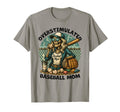 Funny Skeleton Overstimulated Baseball Mom T-Shirt - Graphic Print Unisex - T-Shirt, Sweatshirt, Hoodie