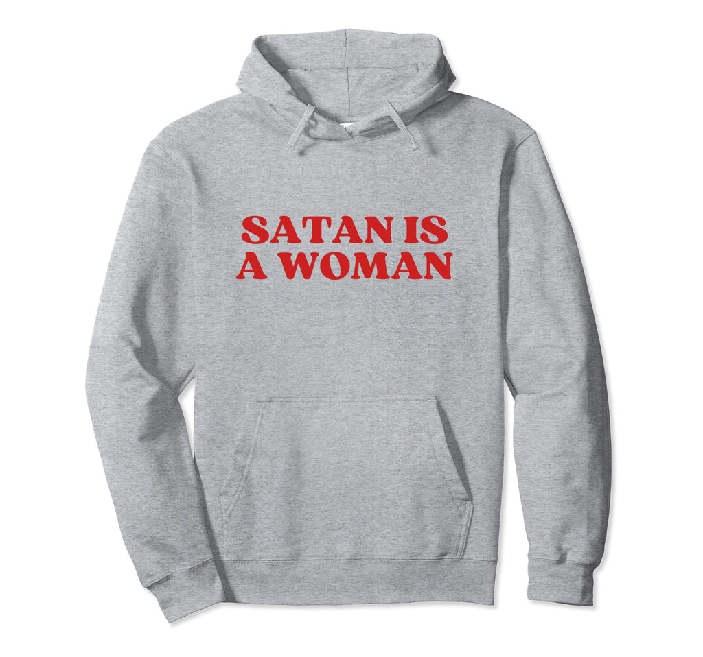 Satan Is Y2K Aesthetic Hoodie - Fun Novelty Design Men Women - T-Shirt, Sweatshirt, Hoodie