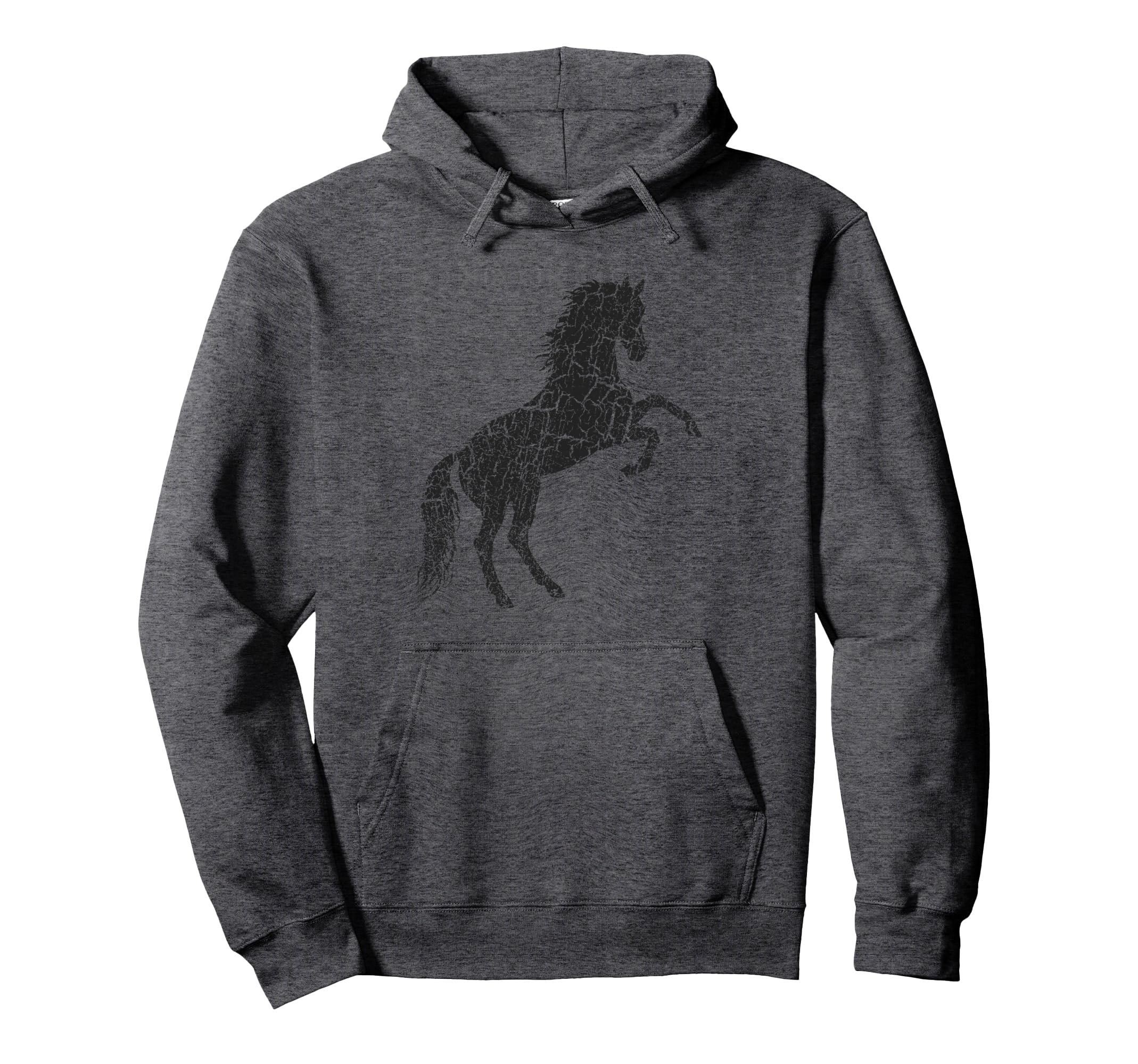 Horse Distressed Horse Hoodie - Streetwear Style Men Women - T-Shirt, Sweatshirt, Hoodie