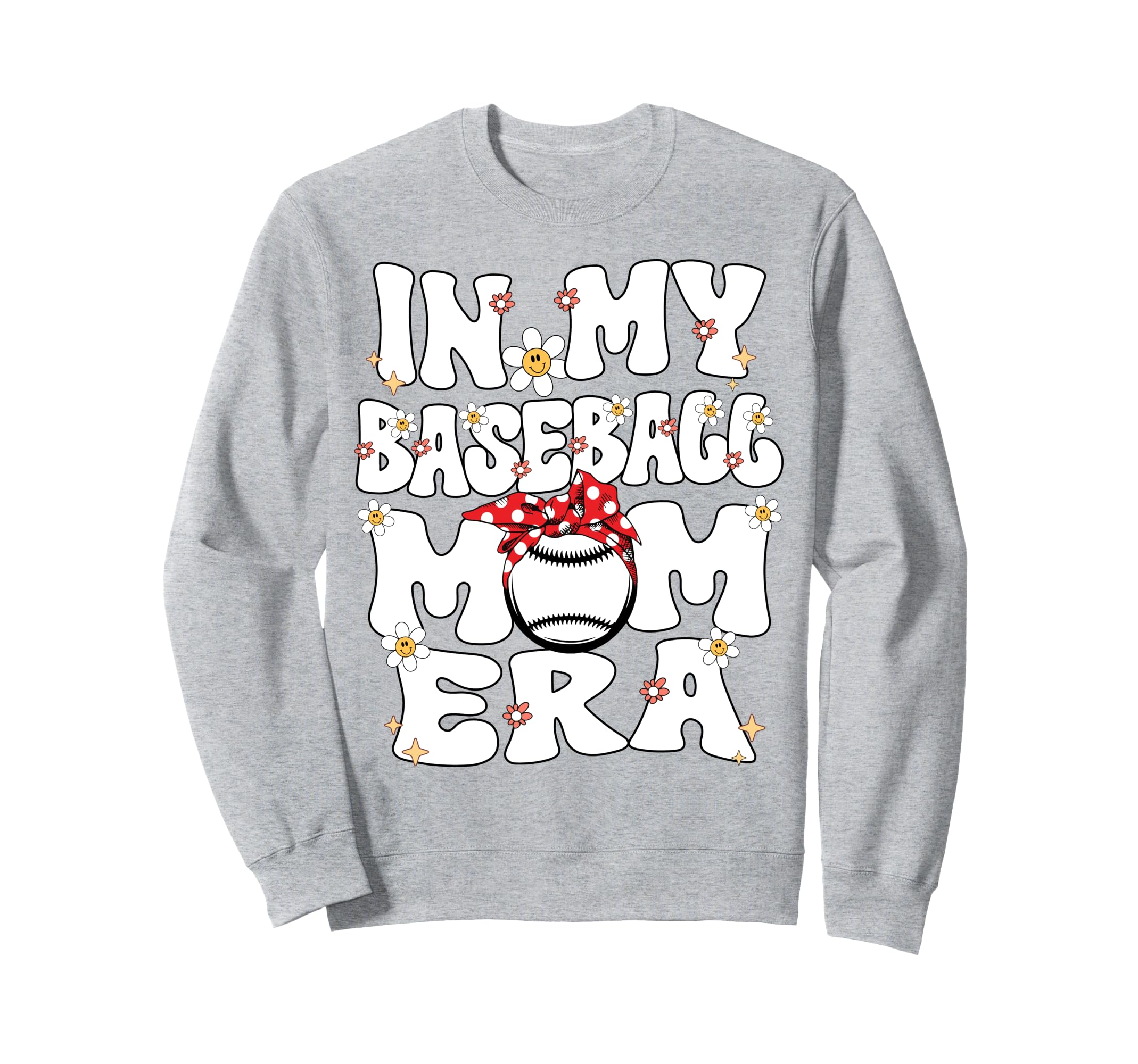 My Baseball Mom Era Baseball Mom Sweatshirt - Minimalist Print Unisex - T-Shirt, Sweatshirt, Hoodie
