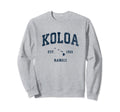 Koloa Hawaii Hi Athletic Navy Sweatshirt - Casual Everyday Wear Men Women - T-Shirt, Sweatshirt, Hoodie